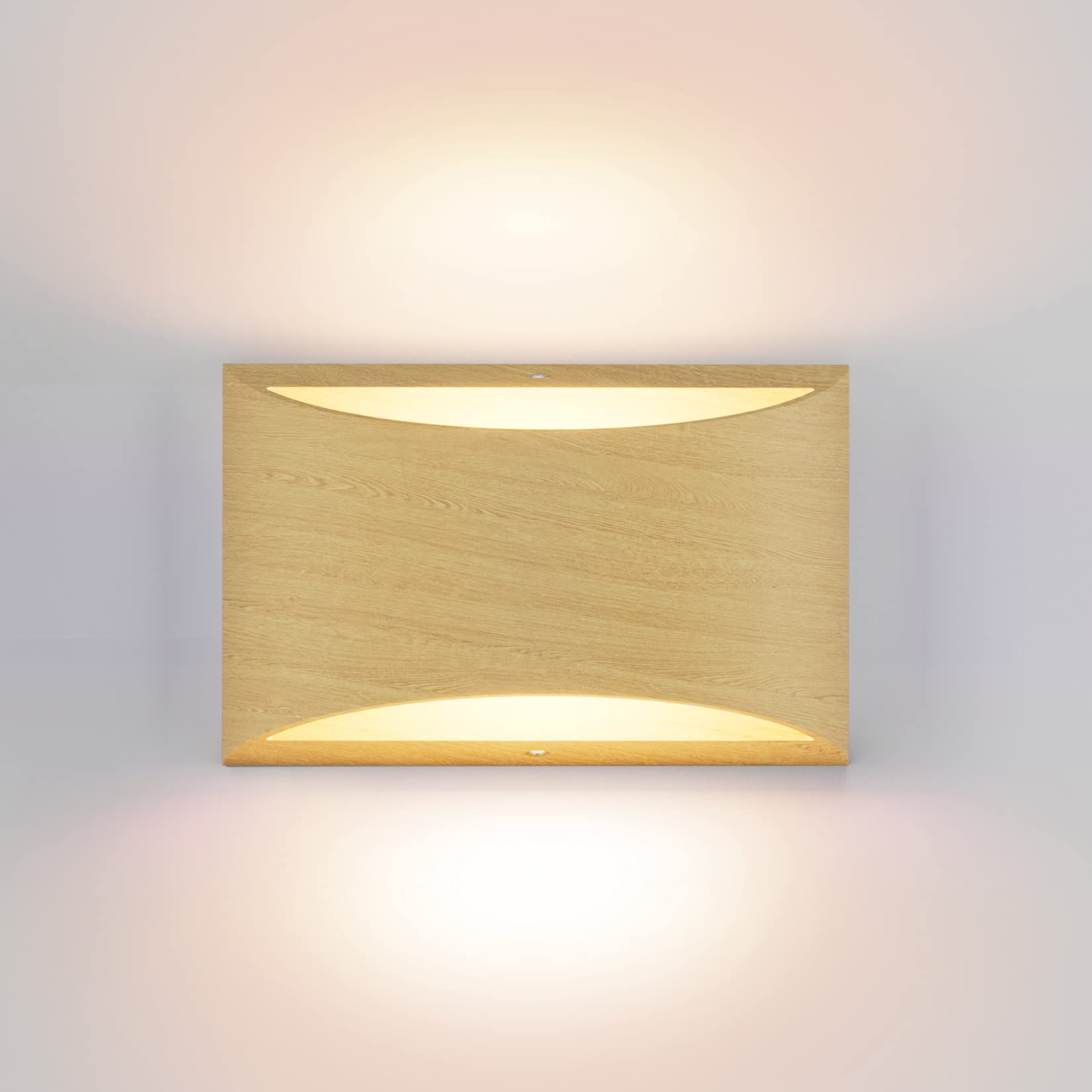 Aipsun Black Modern LED Wall Sconce Hardwired Indoor Wall Lights Set of 2 Up and Down Wall Mount Light for Living Room Bedroom Hallway Corridor Conservatory Warm White 3000K(with G9 Bulbs)