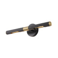Modern Picture Light 19 inches Brushed Brass Gold Black Wall Sconce with Knurled Texture Cylinder Metal Shades Rotatable 360°Indoor Wall Lighting Fixture for Bathroom Vanity Lights Bedroom